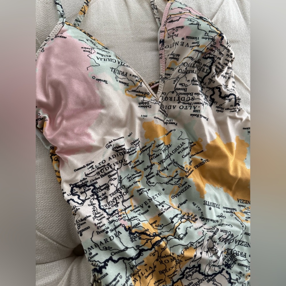 Derek Lam 10 Crosby Swim size S Italian map